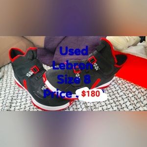 Used Nike lebron shoes